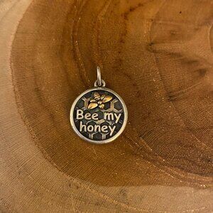 RETIRED James Avery Bee My Honey Charm, Sterling Silver